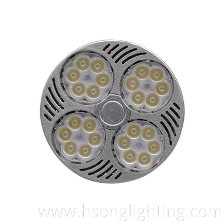 New arrivals anti-glare full watt zoomable Par20 metal replacement led blub 30W for Indoor lighting